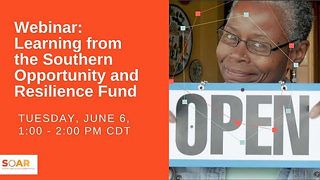 Learning from the Southern Opportunity Resilience Fund